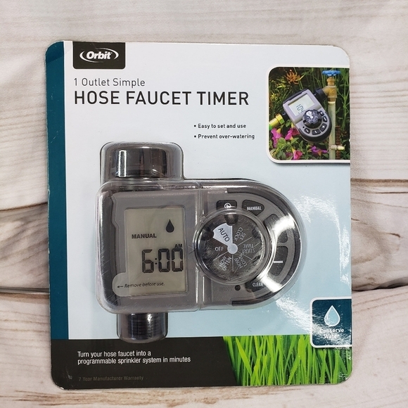 Orbit Hose Faucet Timer 1 Outlet Simple Model 56619 New 2018 - Picture 1 of 9